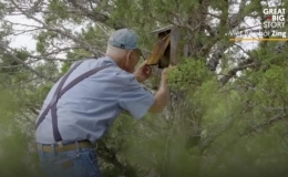 Người đ&agrave;n &ocirc;ng d&agrave;nh gần 40 năm x&acirc;y nh&agrave; cho hơn 40.000 con chim xanh