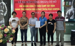 Ra mắt c&ocirc;ng đo&agrave;n cơ sở