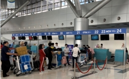 S&acirc;n bay Nội B&agrave;i bổ sung 21 quầy thủ tục h&agrave;ng kh&ocirc;ng từ ng&agrave;y 18/5