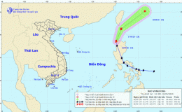 Tin về cơn b&atilde;o Vongfong