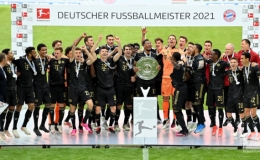 Kết quả v&ograve;ng 34 Bundesliga: Bayern Munich v&ocirc; địch, Lewandowski lập kỷ lục ghi b&agrave;n