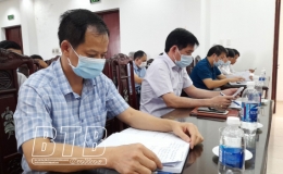 Quỳnh Phụ: Triển khai c&aacute;c biện ph&aacute;p khẩn cấp ph&ograve;ng, chống dịch Covid-19