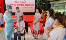Test nhanh s&agrave;ng lọc SARS-CoV-2 cho 242 c&ocirc;ng nh&acirc;n C&ocirc;ng ty T&acirc;n Đệ
