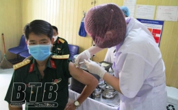 Tiền Hải triển khai ti&ecirc;m vắcxin ph&ograve;ng Covid-19