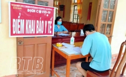 Tiền Hải: Truy vết c&aacute;c trường hợp về từ v&ugrave;ng dịch