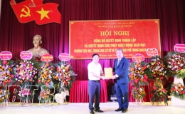 C&ocirc;ng bố quyết định th&agrave;nh lập v&agrave; cho ph&eacute;p hoạt động gi&aacute;o dục Trường TH, THCS v&agrave; THPT Qu&aacute;ch Đ&igrave;nh Bảo   