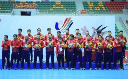 ĐT futsal Việt Nam gi&agrave;nh huy chương đồng SEA Games 31