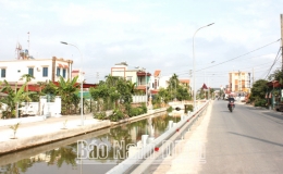 Hải Hậu (Nam Định) phấn đấu ho&agrave;n thiện hạ tầng x&acirc;y dựng n&ocirc;ng th&ocirc;n mới n&acirc;ng cao, kiểu mẫu