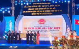 Khu lưu niệm Chủ tịch Hồ Ch&iacute; Minh tr&ecirc;n đảo C&ocirc; T&ocirc; được xếp hạng di t&iacute;ch quốc gia đặc biệt