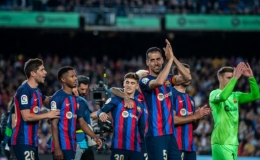 Barca thắng trận chia tay Busquets v&agrave; Alba