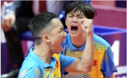 B&oacute;ng b&agrave;n Việt Nam g&acirc;y địa chấn, gi&agrave;nh HCV lịch sử ở SEA Games 32