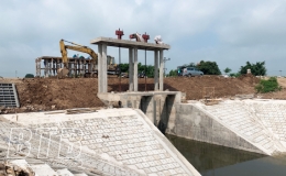 C&ocirc;ng tr&igrave;nh cống Mang (Quỳnh Phụ) đ&atilde; cơ bản ho&agrave;n th&agrave;nh   