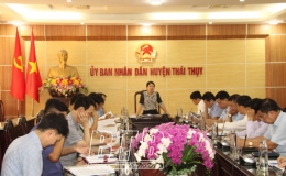 Gi&aacute;m s&aacute;t việc thực hiện Nghị quyết số 20 tại huyện Th&aacute;i Thụy