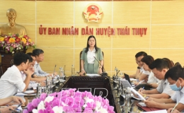 Kiểm tra c&ocirc;ng t&aacute;c quản l&yacute; nh&agrave; nước về an to&agrave;n thực phẩm tại huyện Th&aacute;i Thụy