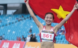 Nguyễn Thị Oanh lập kỳ t&iacute;ch, gi&agrave;nh Huy chương v&agrave;ng thứ 4 tại SEA Games 32