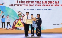 Trao giải cuộc thi viết thư quốc tế UPU lần thứ 52