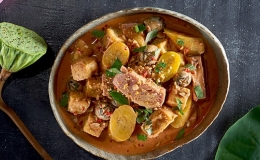 C&ocirc;ng thức l&agrave;m m&oacute;n ăn d&acirc;n d&atilde; m&iacute;t non om chao đỏ