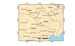 Động đất 3,4 độ Richter tại tỉnh Ninh B&igrave;nh