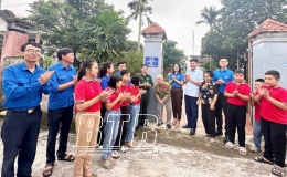 Huyện đo&agrave;n Tiền Hải: Ra mắt c&ocirc;ng tr&igrave;nh địa chỉ đỏ chiến sĩ Điện Bi&ecirc;n