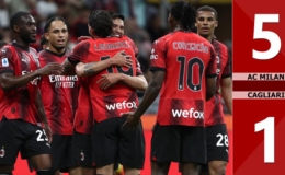 Kết quả AC Milan v&agrave; Cagliari: 5-1 (V&ograve;ng 36 Serie A 2023/24) 
