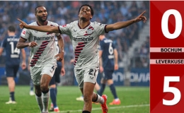 Kết quả Bochum v&agrave; Leverkusen: 0-5 (V&ograve;ng 33 Bundeliga 2023/24)
