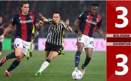 Kết quả Bologna v&agrave; Juventus: 3-3 (V&ograve;ng 37 Serie A 2023/24)