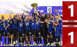 Kết quả Inter v&agrave; Lazio: 1-1 (V&ograve;ng 37 Serie A 2023/24)