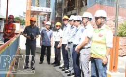 Kiểm tra c&ocirc;ng t&aacute;c an to&agrave;n vệ sinh lao động tại một số c&ocirc;ng tr&igrave;nh x&acirc;y dựng tr&ecirc;n địa b&agrave;n th&agrave;nh phố.