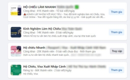 Nguy cơ mất tiền v&agrave; th&ocirc;ng tin v&igrave; dịch vụ 'l&agrave;m hộ chiếu nhanh'