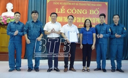  Th&agrave;nh lập Chi bộ Qu&acirc;n sự phường Kỳ B&aacute;