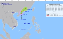 Tin b&atilde;o tr&ecirc;n biển Đ&ocirc;ng (Cơn b&atilde;o số 1)