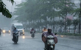 Tin mưa d&ocirc;ng v&agrave; cảnh b&aacute;o mưa lớn cục bộ, lốc, s&eacute;t v&agrave; gi&oacute; giật mạnh tại Th&aacute;i B&igrave;nh