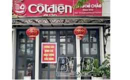 UBND th&agrave;nh phố: Xử phạt 21 triệu đồng hộ kinh doanh b&aacute;nh m&igrave; chảo - Cột điện qu&aacute;n