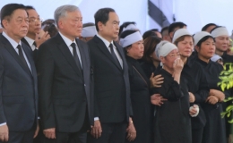 Lễ an t&aacute;ng nguy&ecirc;n Chủ tịch nước Trần Đức Lương