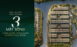 The Global City ra mắt Villa Vườn SOLA với ba mặt gi&aacute;p s&ocirc;ng