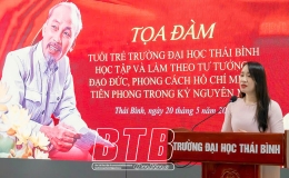 Tọa đ&agrave;m tuổi trẻ Th&aacute;i B&igrave;nh l&agrave;m theo lời B&aacute;c