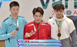 Việt Nam gi&agrave;nh Huy chương v&agrave;ng C&uacute;p Thể dục dụng cụ thế giới