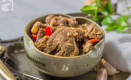 M&oacute;n ngon cuối tuần: Lưỡi heo kh&igrave;a nước dừa