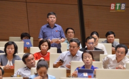 Quốc hội tiến h&agrave;nh chất vấn Bộ trưởng Bộ Giao th&ocirc;ng Vận tải, Bộ trưởng Bộ Văn h&oacute;a, Thể thao v&agrave; Du lịch