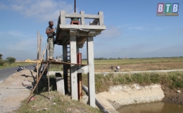 Quỳnh Phụ: Triển khai phương &aacute;n tưới ti&ecirc;u phục vụ sản xuất vụ m&ugrave;a, vụ đ&ocirc;ng năm 2019