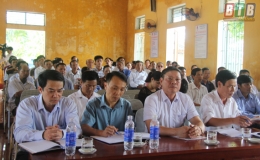 Tiếp x&uacute;c cử tri trước kỳ họp thứ t&aacute;m HĐND tỉnh, nhiệm kỳ 2016 - 2021 tại Đ&ocirc;ng Hưng