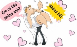 Chồng tăng c&acirc;n để chiều vợ