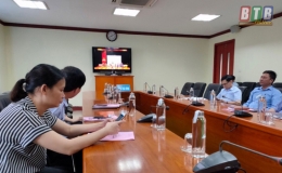 Hội nghị trực tuyến x&uacute;c tiến ti&ecirc;u thụ vải thiều tỉnh Bắc Giang