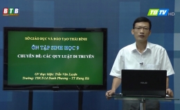 Lịch ph&aacute;t s&oacute;ng dạy học trực tuyến tr&ecirc;n B&aacute;o Th&aacute;i B&igrave;nh điện tử, Đ&agrave;i Ph&aacute;t thanh &ndash; Truyền h&igrave;nh Th&aacute;i B&igrave;nh từ ng&agrave;y 15/6 &ndash; 20/6