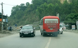 Phạt nguội lỗi vượt tốc độ tr&ecirc;n Quốc lộ 18