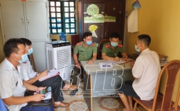 Xử l&yacute; 1 đối tượng đăng tin sai sự thật về t&igrave;nh h&igrave;nh dịch bệnh tr&ecirc;n mạng x&atilde; hội