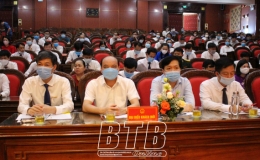 Kỳ họp thứ nhất HĐND huyện Th&aacute;i Thụy kh&oacute;a XX, nhiệm kỳ 2021 - 2026