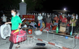 Quỳnh Phụ: Chia nh&oacute;m c&ocirc;ng nh&acirc;n C&ocirc;ng ty TNHH Sản xuất v&agrave; Thương mại Đạt Gia c&aacute;ch ly y tế