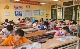  572 học sinh đăng k&yacute; dự tuyển lớp 6 Trường THCS Lương Thế Vinh