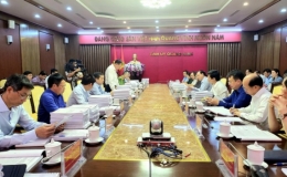 Đo&agrave;n c&ocirc;ng t&aacute;c Ban Chỉ đạo Trung ương về ph&ograve;ng, chống tham nhũng l&agrave;m việc với Tỉnh ủy Quảng Ninh